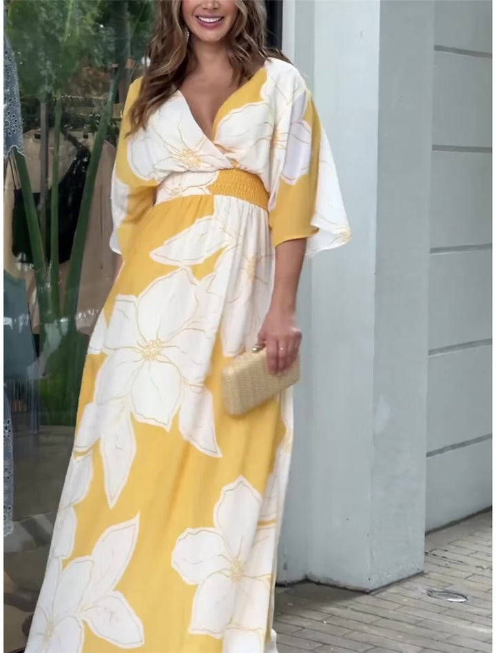 Abito casual in stile boho a fiori